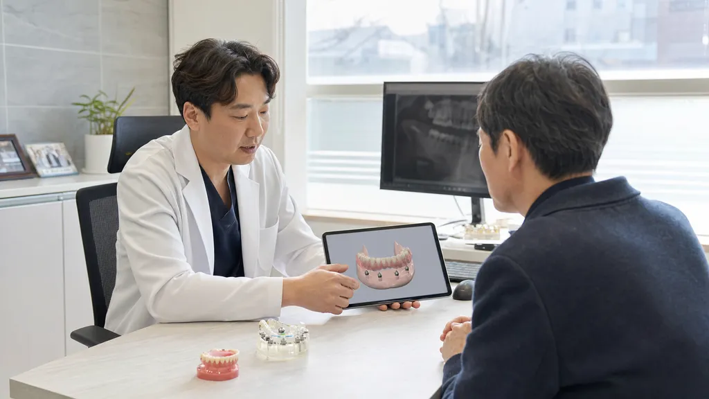 익산 임플란트 결합 틀니(오버덴쳐) 상담 후기형 기록, 안정성 점검